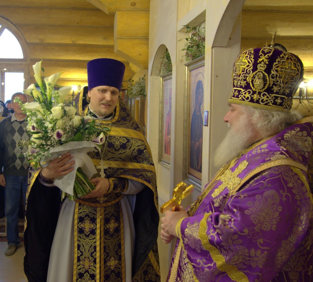 Литургия в день «стояния Марии Египетской» с митрополитом Истринским Арсением 26 марта 2015г.